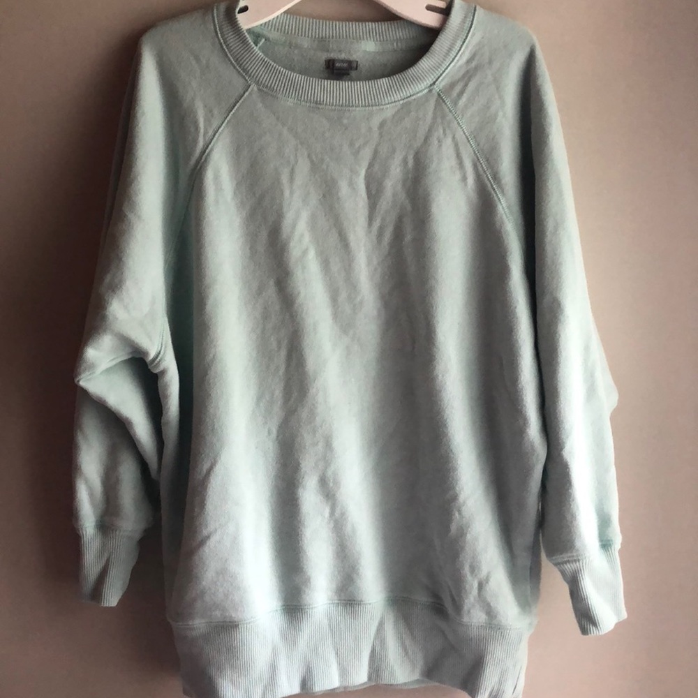 Minty green aerie city sweatshirt size S